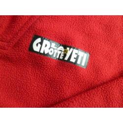 trui rood grotte de yeti maat L