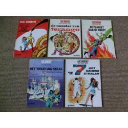 Nog 9 stripboeken uit de reeks van Luc Orient