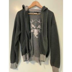 Neophyte Records vest grijs maat M