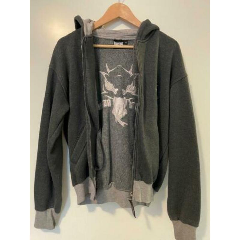 Neophyte Records vest grijs maat M