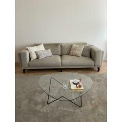 Beige IKEA Nockeby 3-zits en hocker hoes hoezen