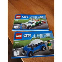 Lego city pick up sleepwagen 60081