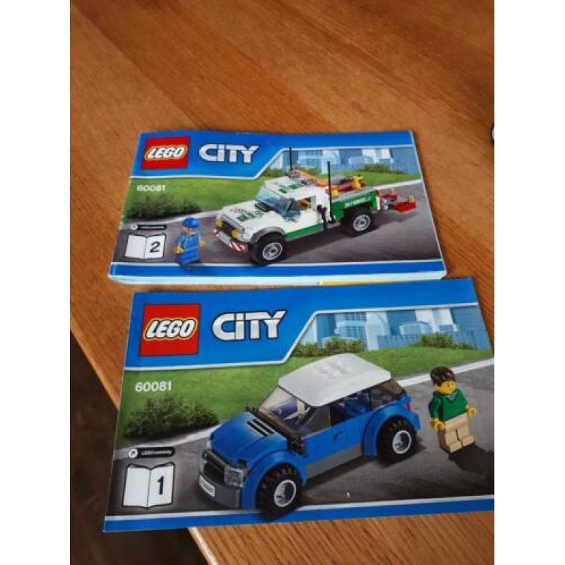 Lego city pick up sleepwagen 60081