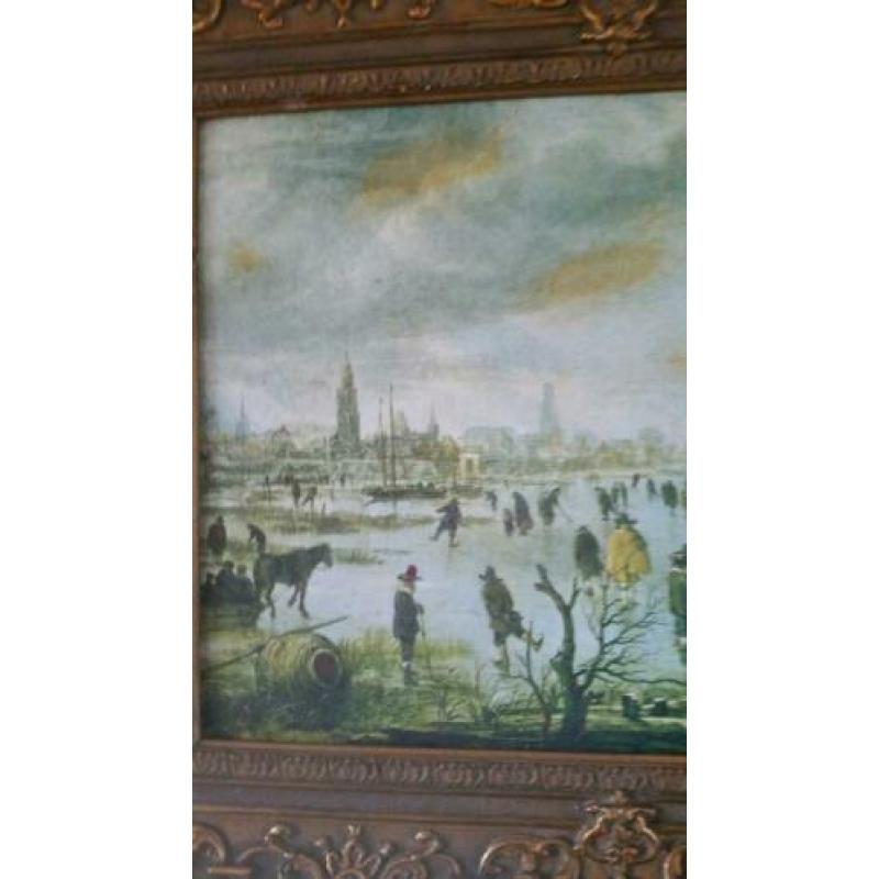 Een prachtig schilderij met hele mooie lijst