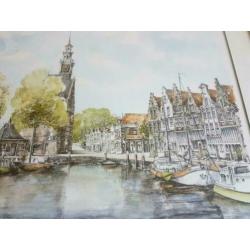 Prachtige ets van Hoorn