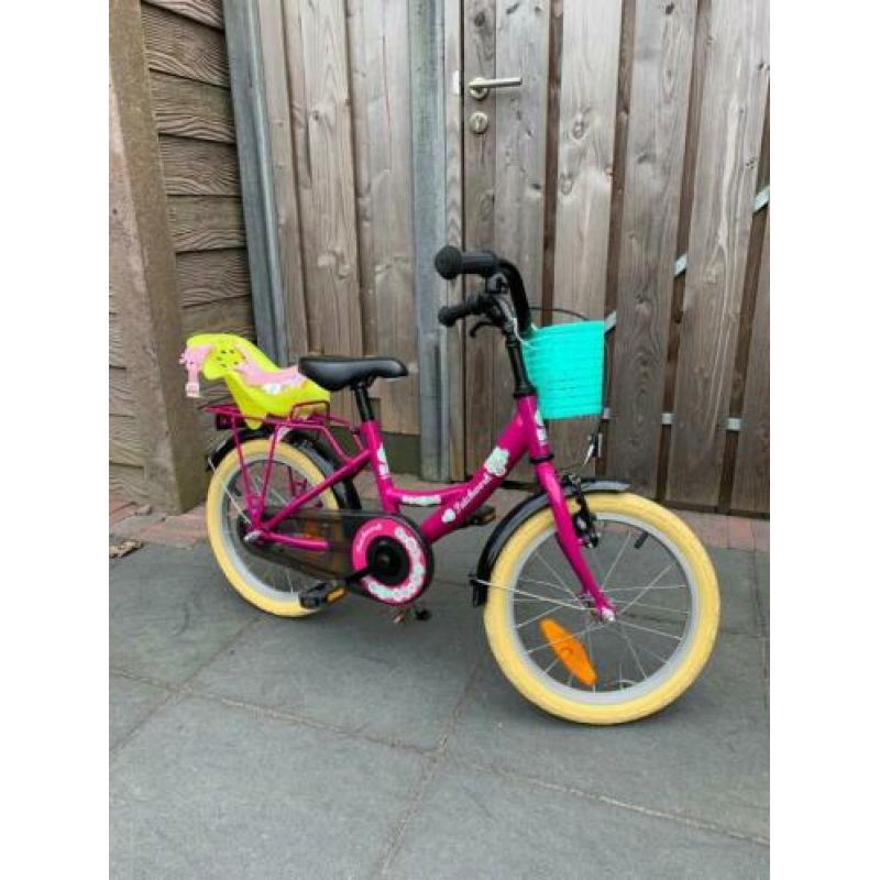 BFK patchwork meisjes fiets 16 inch zgan