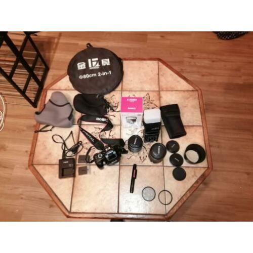 Canon eos 1100d met toebehoren