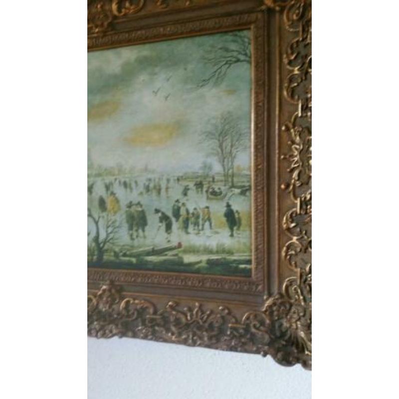 Een prachtig schilderij met hele mooie lijst