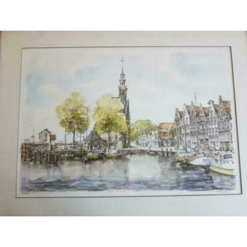 Prachtige ets van Hoorn