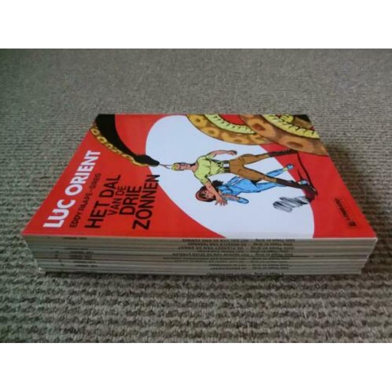 Nog 9 stripboeken uit de reeks van Luc Orient