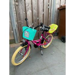 BFK patchwork meisjes fiets 16 inch zgan