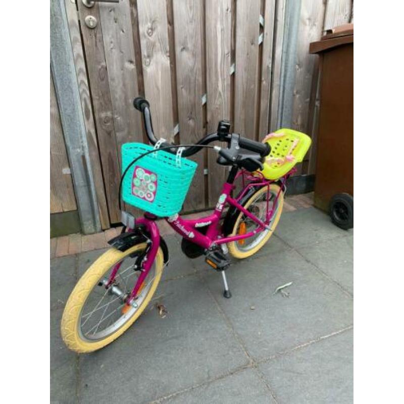 BFK patchwork meisjes fiets 16 inch zgan