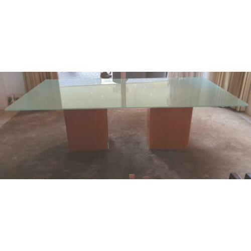 Set Eettafel + Salontafel + 2 bijzettafels Helderr Design