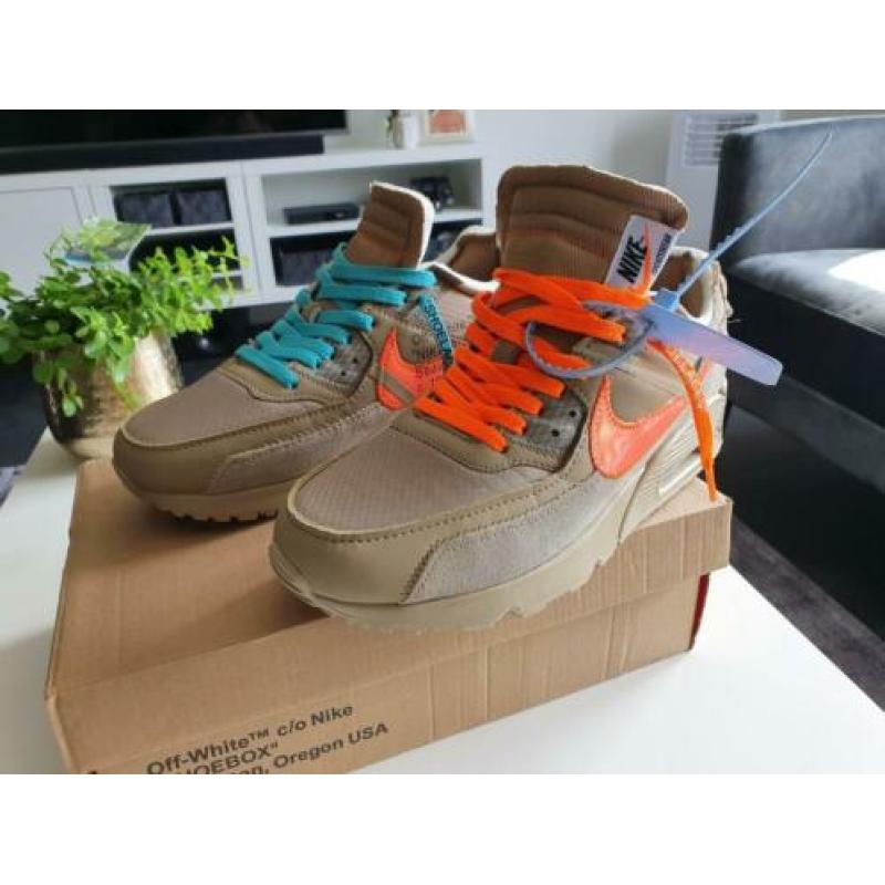 Nike air max 90 off white dessert ore