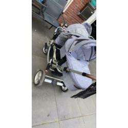 Dubbelle kinderwagen