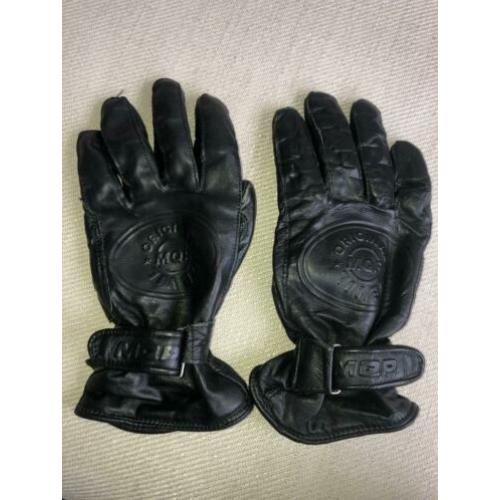 Leren motorhandschoenen (XS)