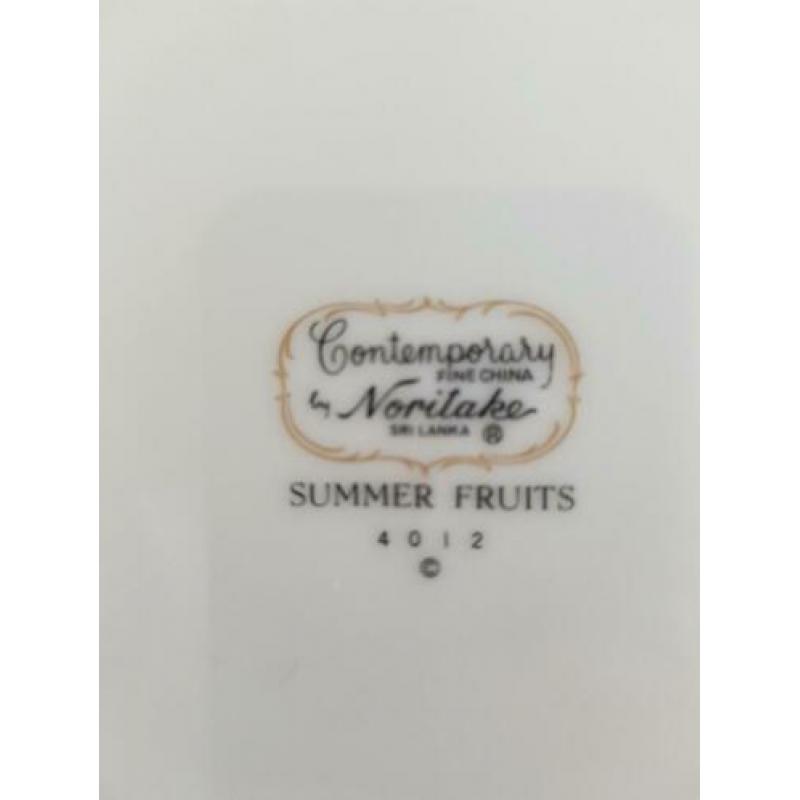 Noritake Porselein Summer Fruits borden