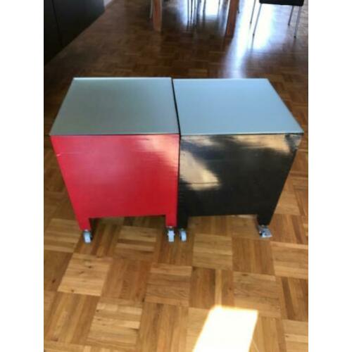 roltafel zwart & rood