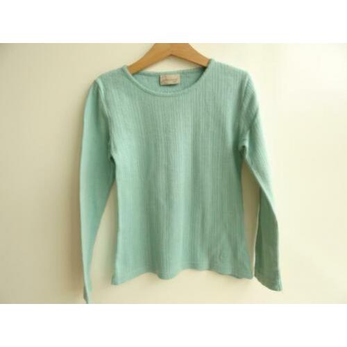 Schattige turquoise longsleeve van Bon 'A Parte mt. 122