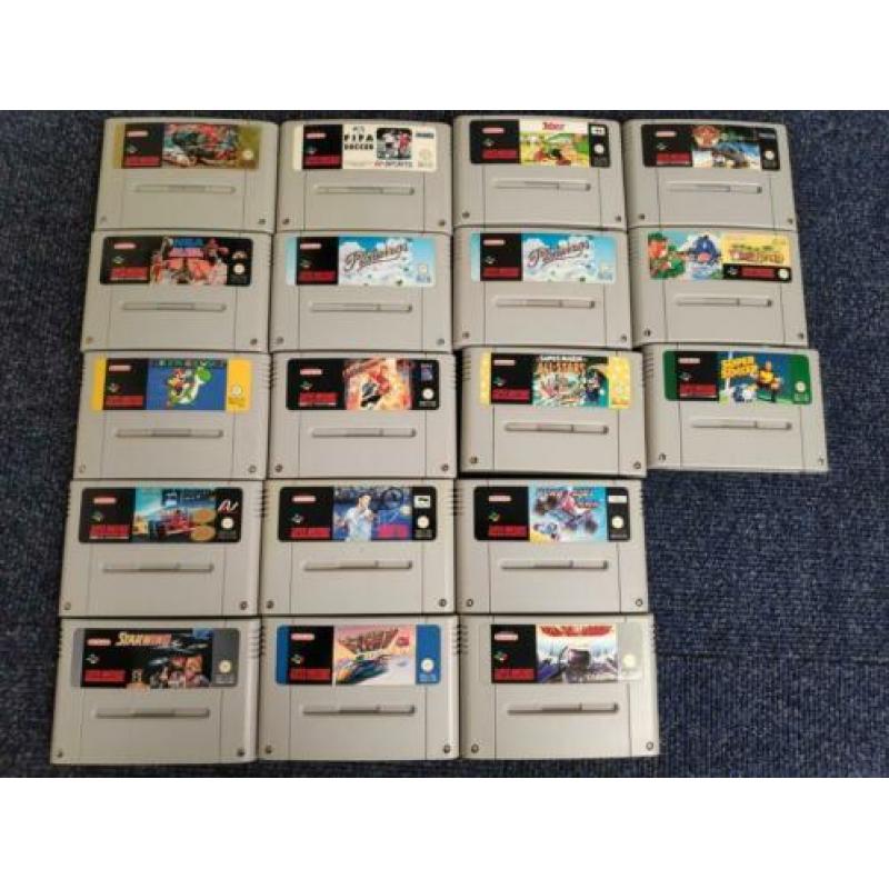 18 SNES games