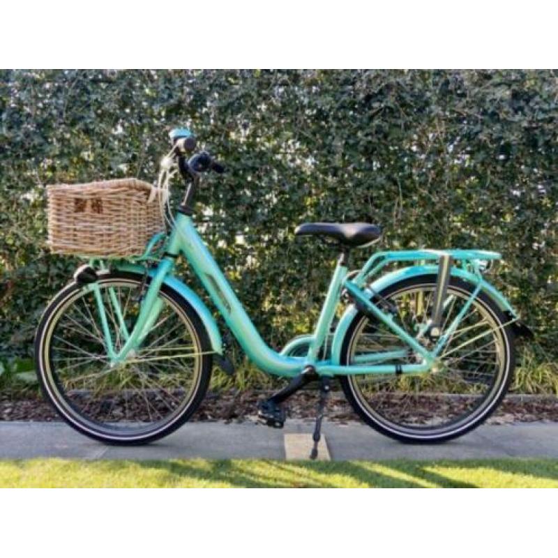 Batavus Meisjes fiets 22” mintgroen ZGAN!!