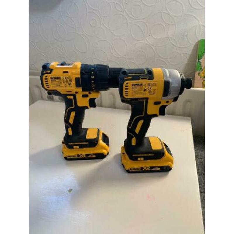 Dewalt boor/schroefmachine + slagschroevendraaier 18V