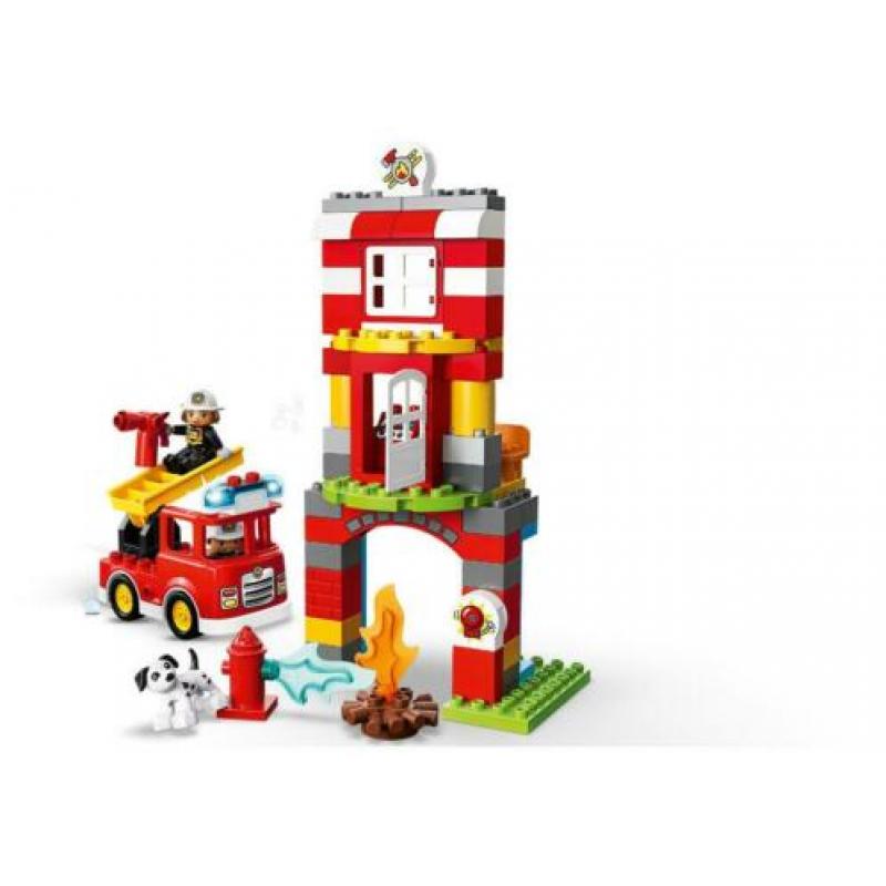 LEGO Duplo ACTIE 10903 Brandweerkazerne 76 delig