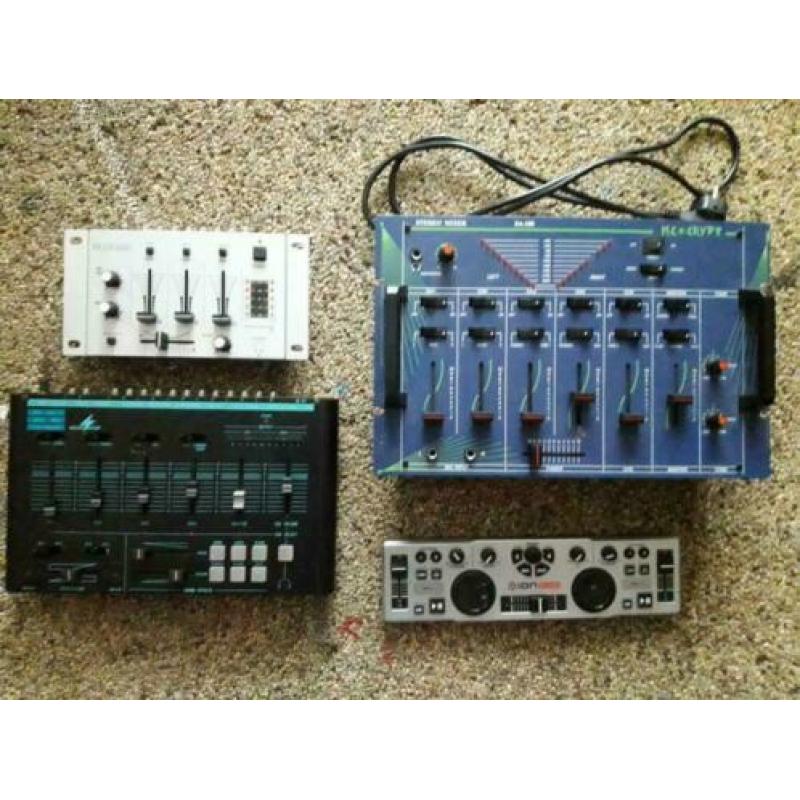 3 Mengpanelen en 1 DJ2GO voor hobbyist of DJ