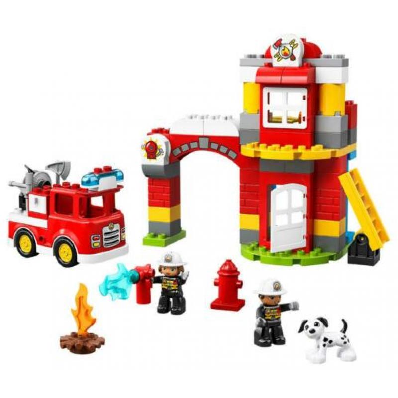LEGO Duplo ACTIE 10903 Brandweerkazerne 76 delig