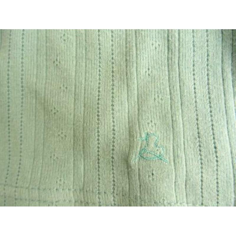 Schattige turquoise longsleeve van Bon 'A Parte mt. 122