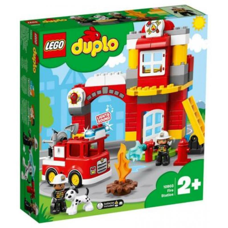 LEGO Duplo ACTIE 10903 Brandweerkazerne 76 delig