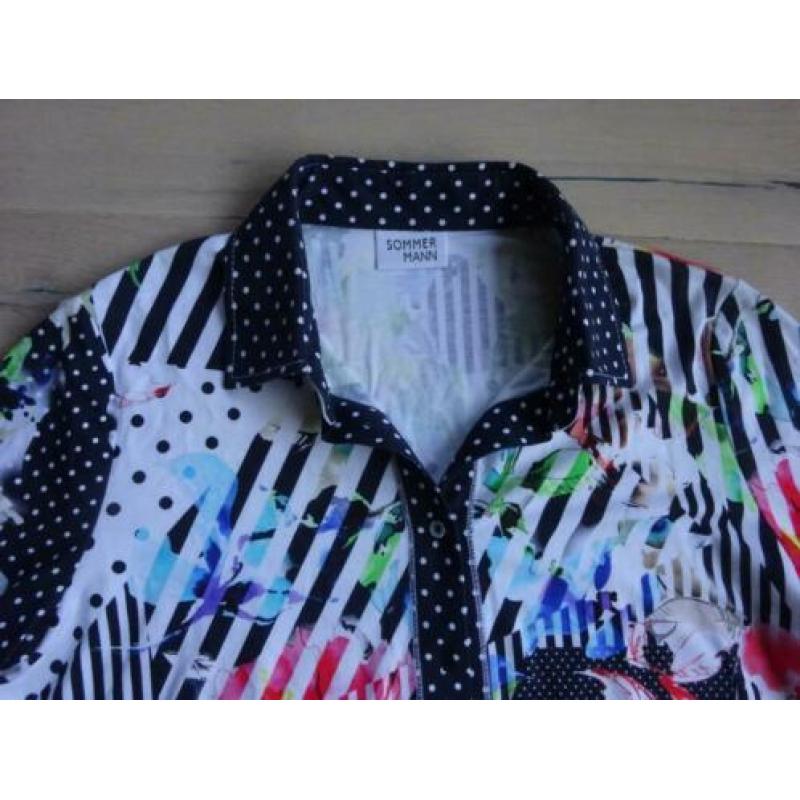 kleurige blouse SOMMERMANN maat 38