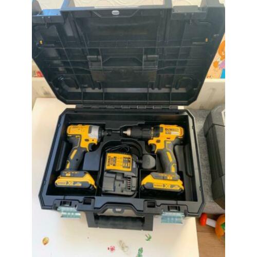 Dewalt boor/schroefmachine + slagschroevendraaier 18V