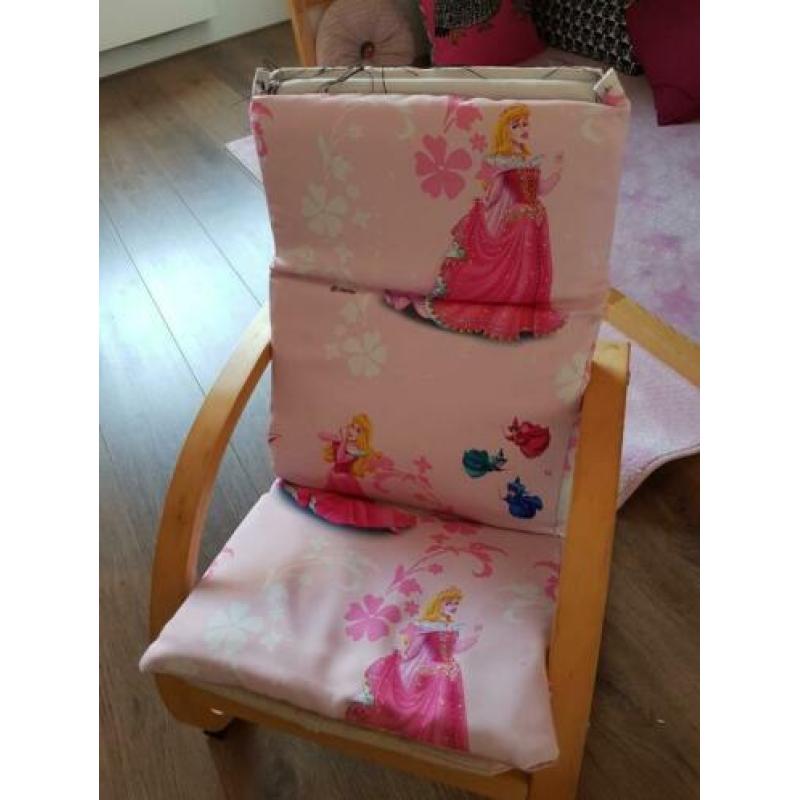 Stoel met prinsessenovertrek