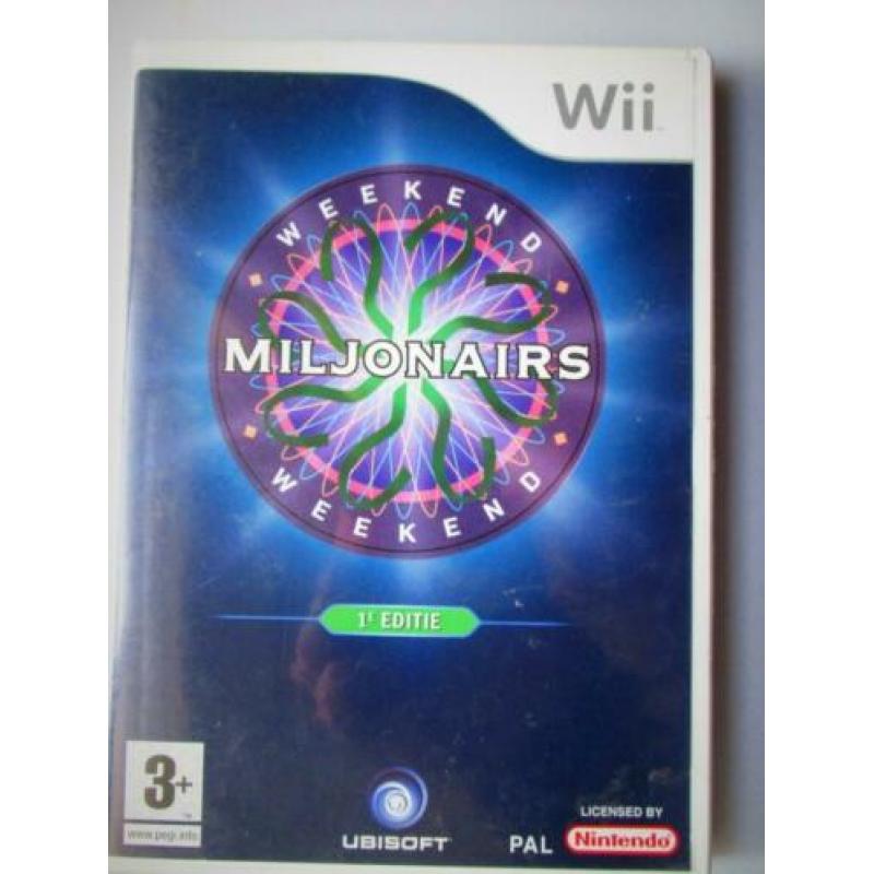 Weekend Miljonairs~Nintendo WII~Wii~Game~vanaf 3 jaar