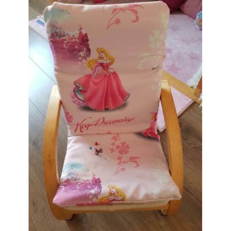 Stoel met prinsessenovertrek