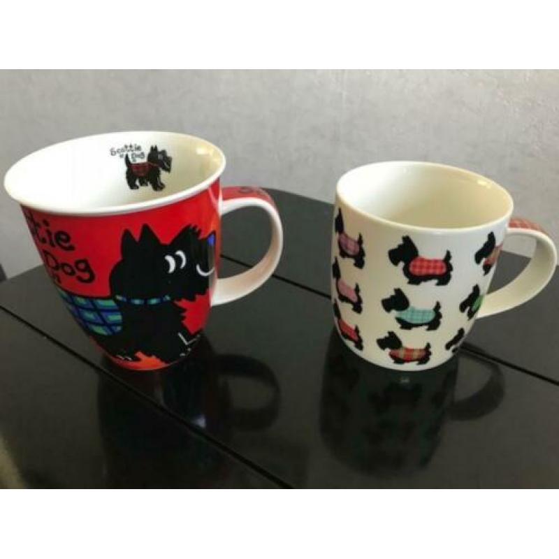 Schotse Terriers mokken 3 stuks Scottie dog / (293)