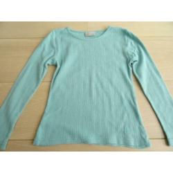 Schattige turquoise longsleeve van Bon 'A Parte mt. 122
