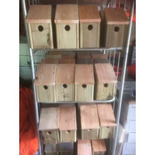 Vogelhuisje Broedblok Nestkastjes 10 voor €.55,00