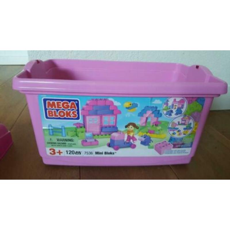 Mega bloks Ton roze 120 stuks mini bloks 7536
