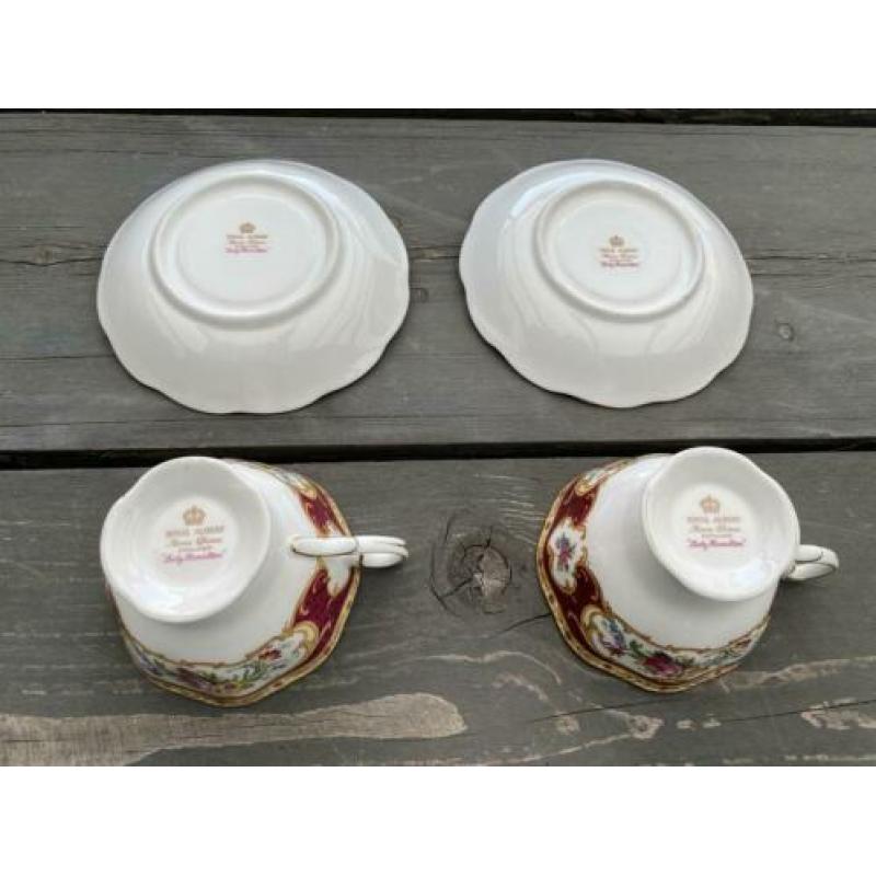 Royal Albert 2 kop en schotel lady Hamilton