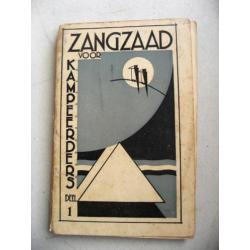 Zangzaad voor kampeerders, deel 1, liedbundel jaren 30