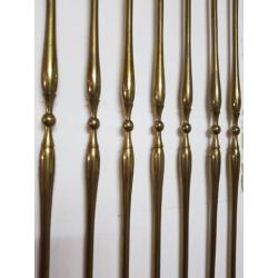 3 messing frames uit de jaren 50/60, €395,-.