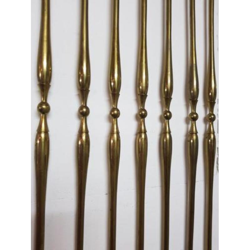 3 messing frames uit de jaren 50/60, €395,-.