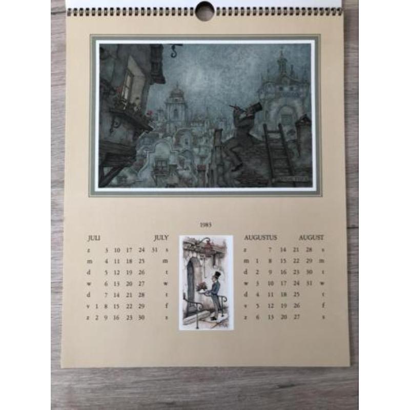 Anton Pieck kalender 1983