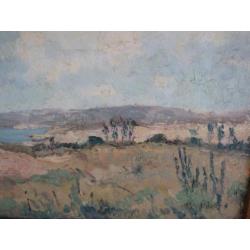 Impressionistisch - kustlandschap ca. 1940 - gesigneerd