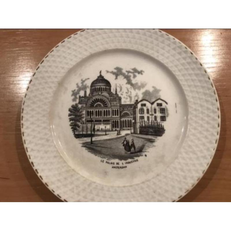 Societé Ceramique Maastricht Napoleon bord Antiek
