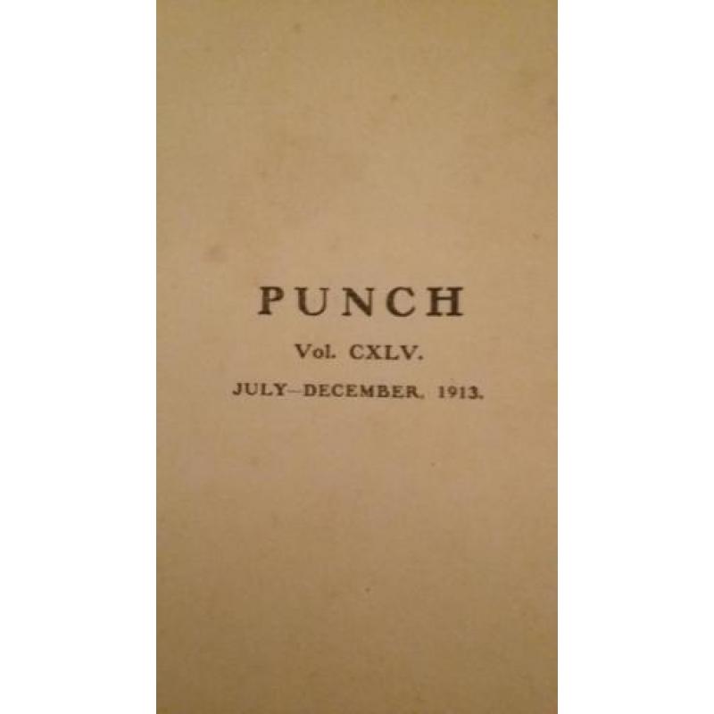 Uniek exemplaar Punch, 1913 in goede conditie