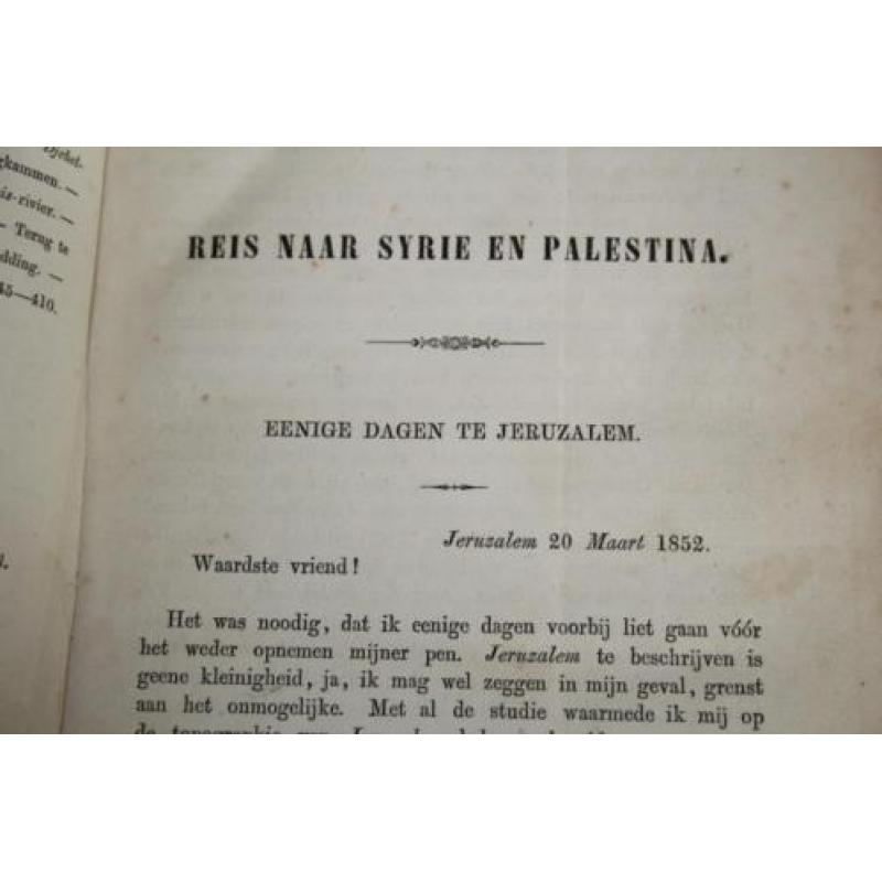 Reis door Syrie en Palestina in 1851 en 1852 (1854, 2e deel)