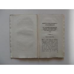 Disputatio Juridica Inauguralis van Schelto Wybenga 1828